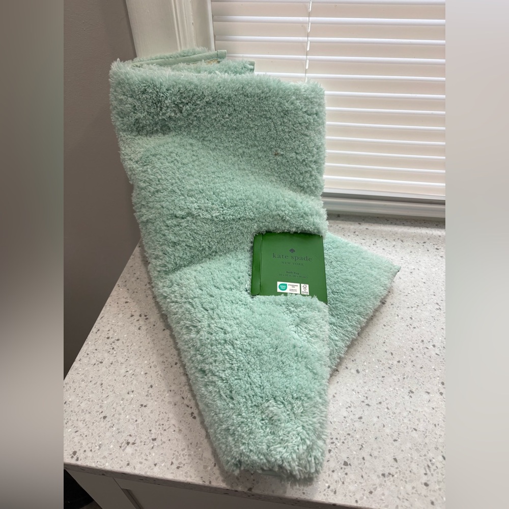 Kate Spade Soft Green Bath Mat 20x32